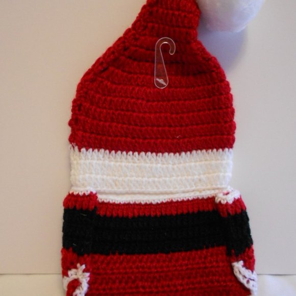 Christmas Santa Infant 2pc. Crocheted Set 0-6mth. - Picture 5 of 5